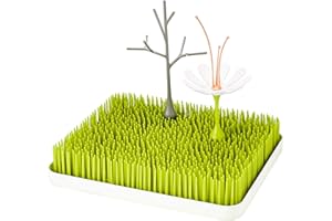 Boon LAWN& TWIG & STEM Trockengestell, Abtropfgestell 3er Set, Stylisches Trockengestell für Geschirr und Besteck, Baby Erstausstattung, Trockenständer für Babyflaschen, Geschenk für Neugeborene