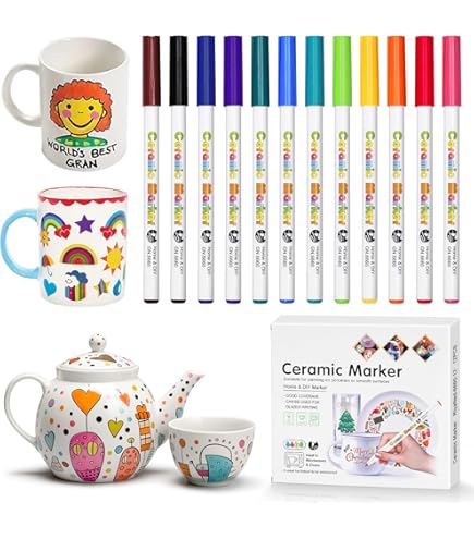 ECD Germany Set De Peinture De 109 Pièces Avec Coffret En Bois, Kit D'Art Dessin Enfants, Crayons De Couleur, Pastels à L'Huile, Aquarelles, Pinceaux, Agrafeuse, Règle, Taille-Crayon, Éponge
