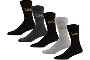 Lee unisex - vuxen Unisex Lee Smart Crew Strumpor I Svart/Grå/Marinblå | Män Och Kvinnor Low Calf Designer Dress Sock Casual Wear Crew Unisex smarta strumpor