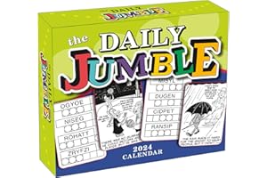 SELLERS PUBLISHING, INC. The Daily Jumble 2024 Boxed Daily Desk Calendar