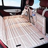 Pivalo Non-Inflatable Car Bed Portable & Foldable Design Polyester Fabric Back Seat Sleeping Mattress & Multi Storage Organiz