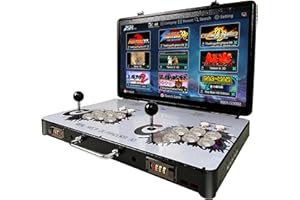 WYGAMING Portatile 20000 in 1 Scatola di Metallo 3D Arcade Game Console, Schermo 22 pollici, con Funzioni Ricerca/Nascondi/Salva/Caricamento/Pausa