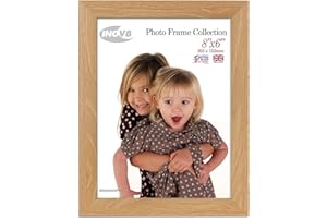 Inov8 Framing - Lime Oak 8x6 Inch (15x20cm) British Made Photo Frame - Wood Effect with Glass Picture Frame