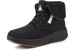 Mishansha Imperméables Bottes de Neige Femme Chaussures Chaudes Hiver Antidérapantes Bottines Gr.36-42