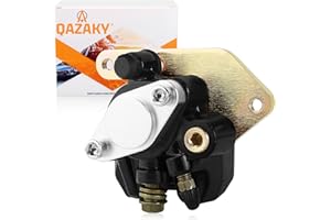 QAZAKY Étrier de frein arrière compatible avec Yamaha ATV YFM350 Warrior Wolverine Banshee YFZ350 350 Blaster YFS200 200 Raptor YFM125 YFM250 YFM660 125 250 660R Suzuki Quadsport Quadrunner LT230 230
