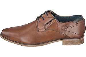 bugatti Homme Chaussure Basse Business en Cuir, Derby Durable au Look Usé