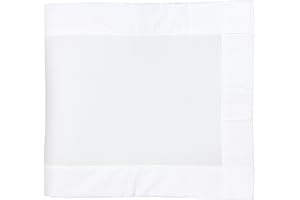 TupTam Gitterstäbe Schutz Netz Babybett Nestchen 3D Mesh 2 Pack, Farbe: Weiß, Größe: ca. 128 x 30 cm (für Babybett 140x70)