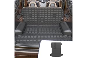 Rongtaod Cargo Mat Compatible with 2023 2024 2025 2026 Kia Sportage Fuel (not Hybrid or PHEV) Trunk Mat Cargo Liner Back Seat Cover Protector Sportage Accessories (Trunk Mat with Backrest Mats)