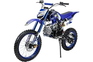‎ACTIONBIKES MOTORS Actionbikes Motors Crossbike JC125 | 4-Takt 125ccm Benzinmotor bis 𝟖𝟎 km/h - Motorrad - Pocket Bike - Dirt Bike - Motocross - Pocketbike - Motorsport - Dirtbike - Enduro ab 14 Jahren (Blau)