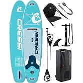 CRESSI Since 1946 - Ultra Isup/Kayak Set - Inflatable Sup Board for Adults Very Stable and Sturdy Includes Accessories Paddle