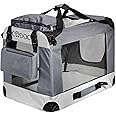 Mochila Transportadora Para Mascotas - Hasta 12 Kg, Acolchada Y Transpirable, Con Correas Ajustables, Color Gris