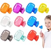 Promosyonca Diş Fır&ccedil;ası Kapağı 4 Adet Karışık Renk | Ventilaasyonlu Tasarım, Evrensel Uyum, 1.8x4.5x4.5 cm, Şeffaf Plastik, T