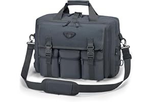 SPAHER Maletin Trabajo Hombre Maletin Bandolera para Ordenador Portátil 15.6/17 Pulgadas Bolso Portatil Maletín Ordenador Hombre Bandolera Militar Táctica Portadocumentos Bolso Trabajo