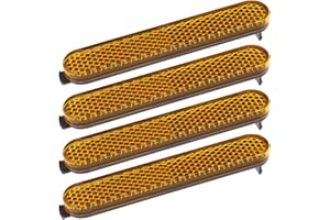 OTOTEC 4 Piezas Reflector de Cubierta de Rueda Trasera de Compatible con Xiaomi M365 Essential 1S Pro Y Pro2 Versión Scooters Eléctricos Funda Protectora