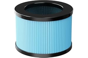‎AROEVE AROEVE JH12 Air Filter Replacement, 4-in-1 Air Filter for Smoke Pollen Dander Hair Smell, Blau