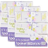 BABY NEWBORN CLEANING COTTON 6x60 PIECES COTTON