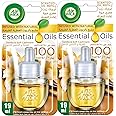Air Wick Scented Oil Fragrance Diffuser Refill, Eliminates Bad Odour like Cat Litter Smell, Vanilla & Soft Cashmere Fragrance, 19 ml (Pack of 2)