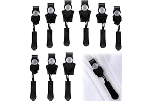 Glvomazty Cremallera de Repuesto Tirador Reparador de Cremallera Tirador de Cremallera de Metal Cremallera Universal Para Ropa, Mochila, Maleta, Equipaje (B)