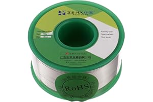 ZSHX Fil de soudure sans plomb Sn99% Ag0.3% Cu0.7% Colophane fil de soudure pour la soudure électrique (1.0mm 100g)
