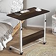 Torche Multipurpose Height Adjustable Movable Table for Computer & Laptop Table with Wheels (Small-Exotic Oak)