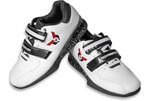 ‎RAIGEKI FITNESS BUILD A POWERFUL BODY Raigeki Fitness Gewichtheberschuhe (+ Trainingspläne) Performance Squat Shoes für Gewichtheben Kniebeugen Powerlifting Krafttraining - Damen und Herren