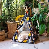 gobypet always the best Kedi &Ccedil;adırı, Kedi Evi Kolay Kurulum, Yıkanabilir Kedi &Ccedil;adırı, Kedi Yatağı (Kedili Desen, Large)
