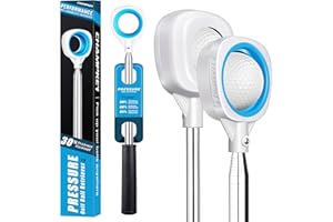 CHAMPKEY Performance Golf Ball Retriever Single Sided - Durable Stainless Steel Shaft with Non-Slip Grip | Golf Accessory for Water Hazards | Select from 9Ft/12Ft/14.5Ft/16.3Ft Lengths