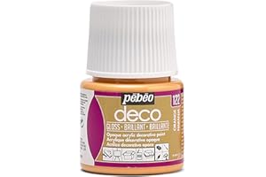 PEBEO - Pintura acrílica multisoporte - Color Opaco - Acabado Brillante - Color Naranja - 45ml