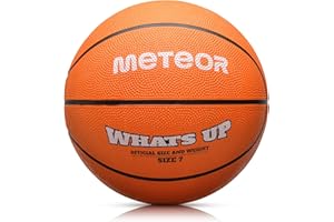 meteor Ballon de Basket-Ball Layup Taille 4 5 7 Jeunesse Femmes Hommes Idéal pour Les Mains des Enfants Ballon de Basket-Ball idéal pour l'entraînement Enfants Extérieur Intérieur