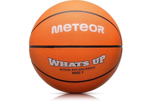 Meteor Ballon de Basket-Ball - Taille Enfant Jeune pour entraînement et Divertissement - Gonflables Basketball Mini avec Surface antidérapante