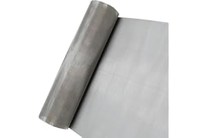 YAGJIA Siatka druciana o drobnych oczkach, 30 cm x 120 cm (30 mesh), siatka na owady, metalowa, stal nierdzewna 304, siatka druciana do moskitiery, drut wentylacyjny, do piwnicy