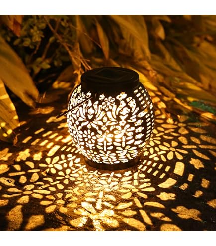 Lampe Solaire Extérieur Libellule - Lanterne Métal Suspension Étanche IP65 Pour Jardin