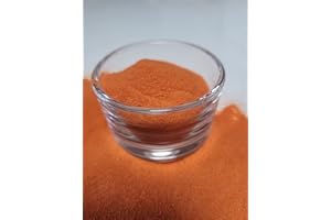 Deko-JunKies - Arena Decorativa para Manualidades (Arena de Cuarzo), Color Naranja