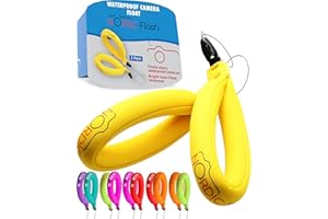 NORDIC FLASH Waterproof Camera Float (2-pack) Floating Camera Strap for Your Underwater GoPro/Panasonic Lumix/Nikon COOLPIX AW110/Canon PowerShot D20/Fujifilm FinePix/Olympus Tough/Sony - Floats Your Phone Case, Keys, iPhone, Galaxy S5 & Xperia Z1 Around Your Wrist and Saves Your Device from Sinking - (Yellow & Yellow) - 1 Year Warranty