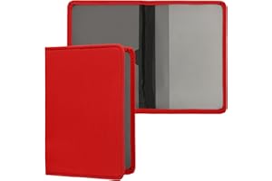 kwmobile Custodia in Neoprene per Libretto Circolazione Auto - Cover Portalibretto con Scomparti per Tessere Patente - Foderina Porta Documenti nero