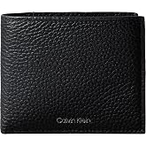 Calvin Klein Erkek FOIL EMBOSS EW BILL FOLD w COIN C&uuml;zdan Black Tek Beden