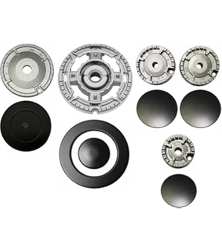 Kit Bruciatori Franke Sabaf Per Piano Cottura - 4 Bruciatori Spartifiamma Made In Italy Con Piattelli