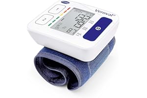 VEROVAL, Misuratore di Pressione da Polso Veroval Compact Misuratore di Pressione da Polso per Misurare in Modo Semplice e Rapido, Ottimo per Diagnosticare Precocemente l’Aritmia; 1 Scatola