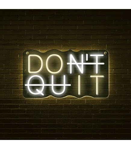 LMSIGNLY Panneau Néon Plus Fort Que Hier Pour Décoration Murale Lumière