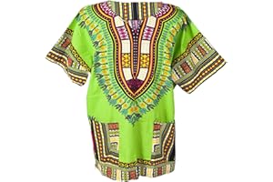 Lofbaz Robe Chemise Unisexe Africaine Traditionnelle Imprimé Dashiki Hippy