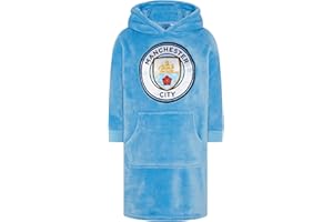 MANCHESTER CITY Football Oversized Wearable Blanket Hoodie