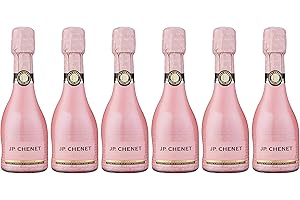 J.P. CHENET JP Chenet - Ice Edition Sparkling Rosé Wine Medium Dry, Case of 6 - France (6 x 0.20 L)