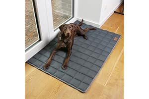 ‎YOUR GEAR your GEAR Lana Hundematte 120 x 80 cm aus Oeko-TEX Baumwolle | Orthopädisches Hundebett für große Hunde, Wasserabweisend, Waschbare und Kratzfeste Hundedecke für Indoor & Outdoor
