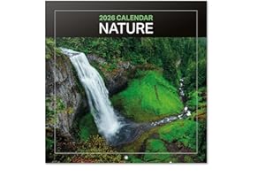 Grupo Erik: Calendario 2026 da Muro Natura | Calendario Mensile 2026-30x30cm, Planner 2026 - Mensile da Parete