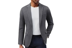PJ PAUL JONES Herren Sakko Sportlich Freizeit Blazer Jackett 1 Knöpfe Modern Regular Fit Anzugjacke