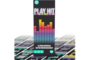 ATM Gaming PLAY HIT - Gioco da Tavolo Musicale - Blind Test, Karaoke e Quiz per Feste - 2 a 10 Giocatori - Divertente, Dinamico e a Squadre - Perfetto per Serate, Famiglie e Amici - Italiano