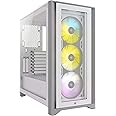 Corsair iCUE 4000X RGB Case ATX Mid-Tower con Vetro Temperato, Pannello Laterale ed Anteriore in Vetro Temperato, Ampio Spazi
