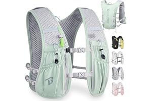 BECOJADDE Running Vest Women 5L Hydration Backpack Lightweight for Mens Womens, Running Backpack Hydration Pack for Marathon, Trail, Cycling, Hiking, Jogging