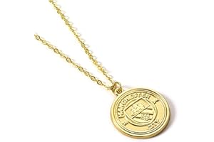 The Carat Shop Manchester City Football Club Halskette mit Wappen, goldfarben, Einheitsgröße, Zink, Kein Edelstein