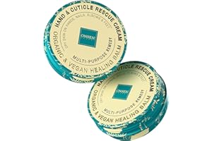 ‎ONSEN Onsen Hand & Cuticle Rescue Cream | Organic Nail Strengthener & Balm | Dry, Cracked Hands, Elbows & Feet | Shea Butter, Tsubaki & Jojoba Oil | Nail Repair & Growth, Vegan – 2 Pack (26ml)
